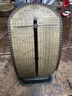 Vintage Idl Supreme Postal Scale Green Metal Countertop Mail Scale 4lb Capacity