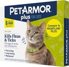 Petarmor Plus Flea   Tick Prevention Treatment For Cats Over 1 5 Lbs - 6 Dose