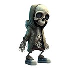 Halloween Skeleton Figurines Skull Doll Statue Crafts Desk Ornaments Home Decor