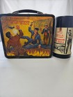 Aladdin 1969 Vintage Metal Lunch Box  the Wild Wild West  With Thermos rare 