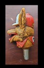 Vintage 1985 Coors Light Beer Wolf Tap Handle Knob Bar Man Cave Rare     