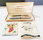 Vintage Sheaffers Pen Pencil Gift Set 1950s White Dot Palladium Silver Nib