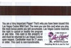 Las Vegas Casino - Greenville  Ms - 3rd Issue Slot Card  Dark Gold