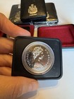 1975 Canada Silver Proof Dollar Lre Calgary Mirror Cameo Untoned Pristine Ogp 