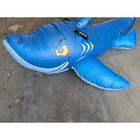 Inflatable Intex Friendly Shark Ride On 60x41 2015 Blow Up Rider Blue 