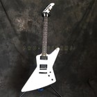 1984 White Explorer Electric Guitar H-h Pickups  Mahogany Body neck Black Parts