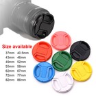 7 In 1 Colorful Lens Cap Set For 72mm With Lens Cleaning Kit For Dslr Camera