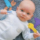 5pcs Silicone Baby Teether Sensory Chew Toys Bpa Free