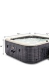 Replacement Intex Purespa Plus 6 Person Inflatable Square Tub 74x74x28 tub Only 
