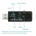 Security Lcd Usb Digital Power Capacity Meter Tester Current Voltage Detector