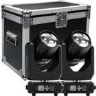 2pcs 275w 10r Beam Moving Head Light With Flight Case Rgbw Gobo Spot Dj Disco