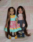 Monique Custom Made Doll Wig Size 7 8 Brown Very Very Long Straight Hair New