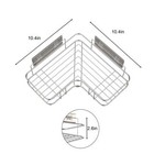 Shower Caddy Shelf Bathroom Corner Bath Storage Holder Organizer Triangular Rack