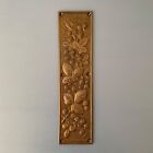 Blackberry Cast Brass Nickel Finger Door Push Plates Handles Knobs Antique