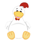Unused Code Tag Only Webkinz Chicken Hm205  No Plush Rare Htf Bird Farm