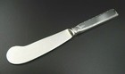 Vintage Towle Sterling Silver Handle Old Lace 5-3 4  Flat Butter Spreader Knife
