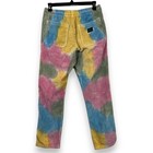 Obey Splash Tie Dye Corduroy Pants Women Xs Multicolor Streetwear Boho Festival