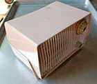 Admiral Radio Model 4l24n Am Vintage Mcm Mid Century Modern Pale Pink Untested
