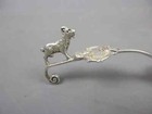 Antique Victorian Ornate Sterling Silver Souvenir Spoon 1890s Made In Holland