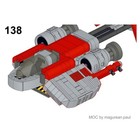 Moc-143595 Terran Dropship Spaceship Sci-fi Model Building Kits 684 Pcs