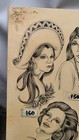 Vintage Phil Sims Tattoo Flash Sheet Original Art Signed Parlor W  10 Tattoos