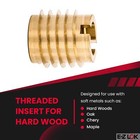 E-z Lok Knife Threaded Insert For Hard-wood Brass Thread Inserts 5 16-18 Inte   
