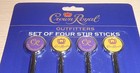 Crown Royal Outfitters Stir Sticks  A Set Of Four Metal Beverage Stirrers