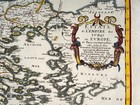 Greece Balkans 1655 Nicolas Sanson D abbeville Large Antique Map In Colors