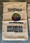 Assorted Burlap Jute Coffee Bean Bags Sacks-lot Of  3   see Pics description