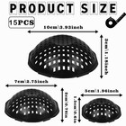 15 Pcs Ppherical Flower Pot Mesh Pad  Planter Inserts Bottom Grid For Large P   