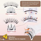 1 Pair Newly Upgraded Soft Magnetic Eyelashes - Natural Look  Reusable