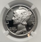 2024-w 1 Oz  25 Palladium Eagle High Relief Ngc Pf70 Ultra Cameo Moy Signed