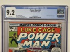 Luke Cage Power Man  40  1977  Marvel Comics Train Cover Cgc 9 2 Nm- White Pages
