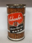 Schaefer Wood Grain Flat Top Beer Can Very Clean Beer Can Bank