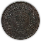 1861 Nova Scotia Half Cent Victoria Uncirculated Unc Coin  27009