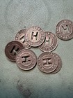 Nyc Hudson   Manhattan - H   M  new York  Transit Token Bus - Ny630ah Sz Of 10c