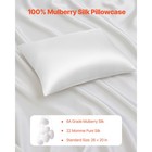 Silk Pillowcase 100  Pure Mulberry Silk Pillow Case 26 X 20 In Standard