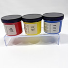 Screen Printing Ink Speedball Fabric 3 Colors Red Blue Yellow 4 Ounce Jars New