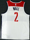 Wizards John Wall Autographed White Nike Swingman Jersey Size Xl Beckett 182244