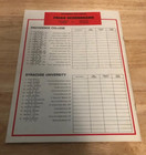 Providence College Friars Vs Syracuse 1985  Basketball Program Billy Donovan