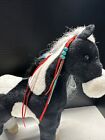 Douglas Cuddle Warrior Princess Horse Plush Stuffed Animal  762 Black 12  Tall