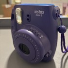 Fujifilm Instax Mini 8 Instant Film Camera - Grape Purple - Tested   Works 