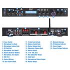 Pyle Pda7bu Home Theater Amplifier Mp3 usb sd aux fm Black Bluetooth Receiver