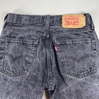 Levis 501 Jeans Mens 30x32 Black Denim Original Straight Leg Button Fly Charcoal