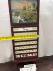 Vintage Thomas Kinkade    painter Of Lightning    Perpetual Wooden Calender