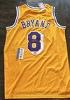Kobe Bryant Los Angeles Lakers 2000-2001 Nba Finals 8 Signed Gold Classic Jersey
