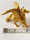 Vintage Estee Lauder 2002 Gold-tone Pegasus Solid Perfume Compact W orig  Box