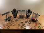 Huge Lot Wearable Vintage Antique Jewelry Necklaces Bracelet Ring Watch Brooch