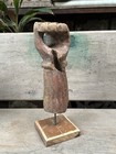 Ancient Rare Old Wooden Hand Carved Hindu Goddess Hand Figure