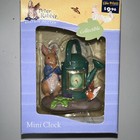 Peter Rabbit Nib Beatrix Potter Collectible Mini Clock Frederick Warne   Co 2002